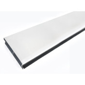Lame Aluminium 18 mm Gris - 200 cm